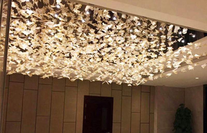 北京酒店工程水晶琉璃吊灯