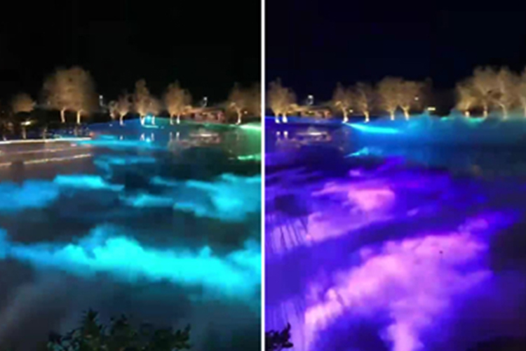 文旅公园激光灯亮化