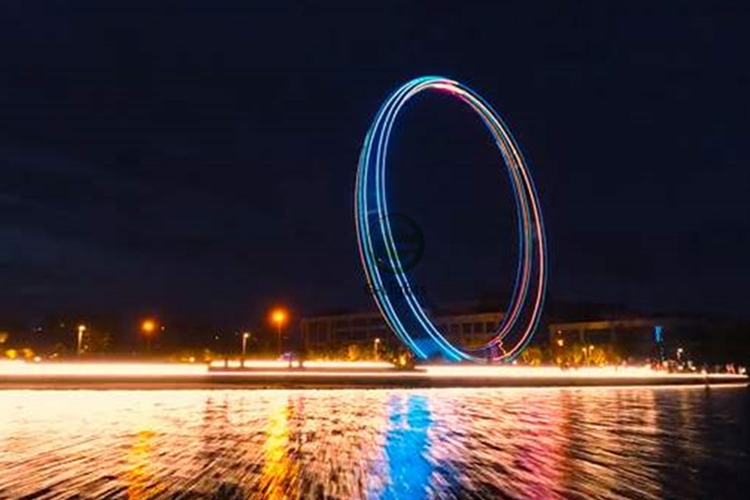 威海樱花湖之恋夜景照明